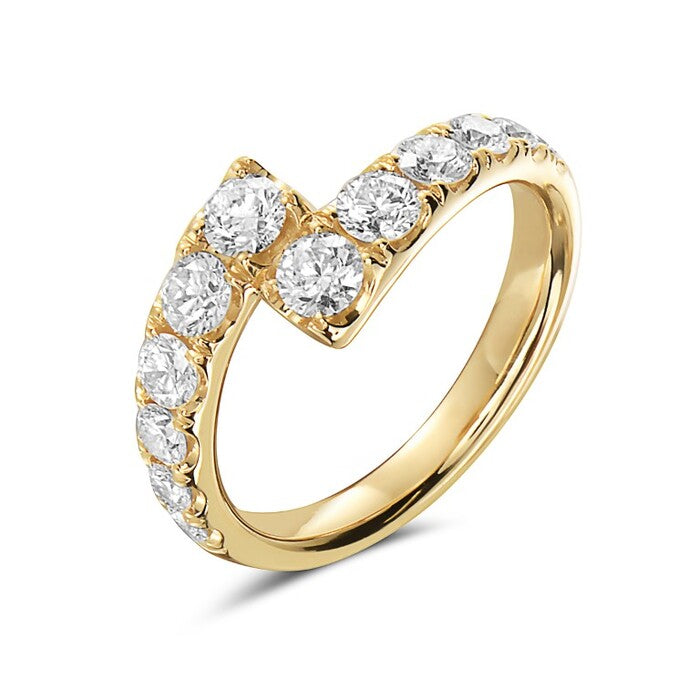 Round Diamond Bypass Band