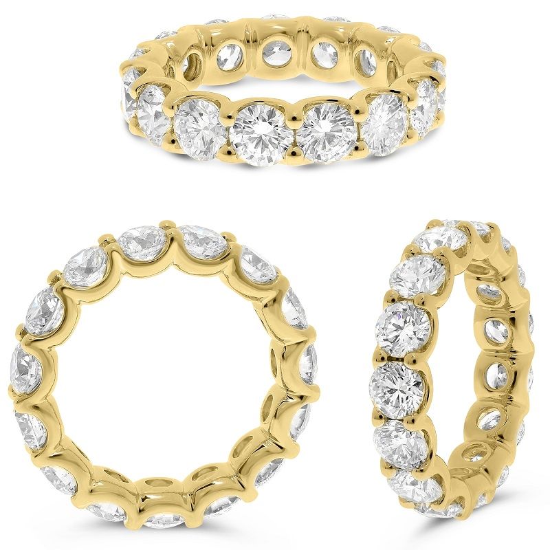 Round Diamond Eternity Band
