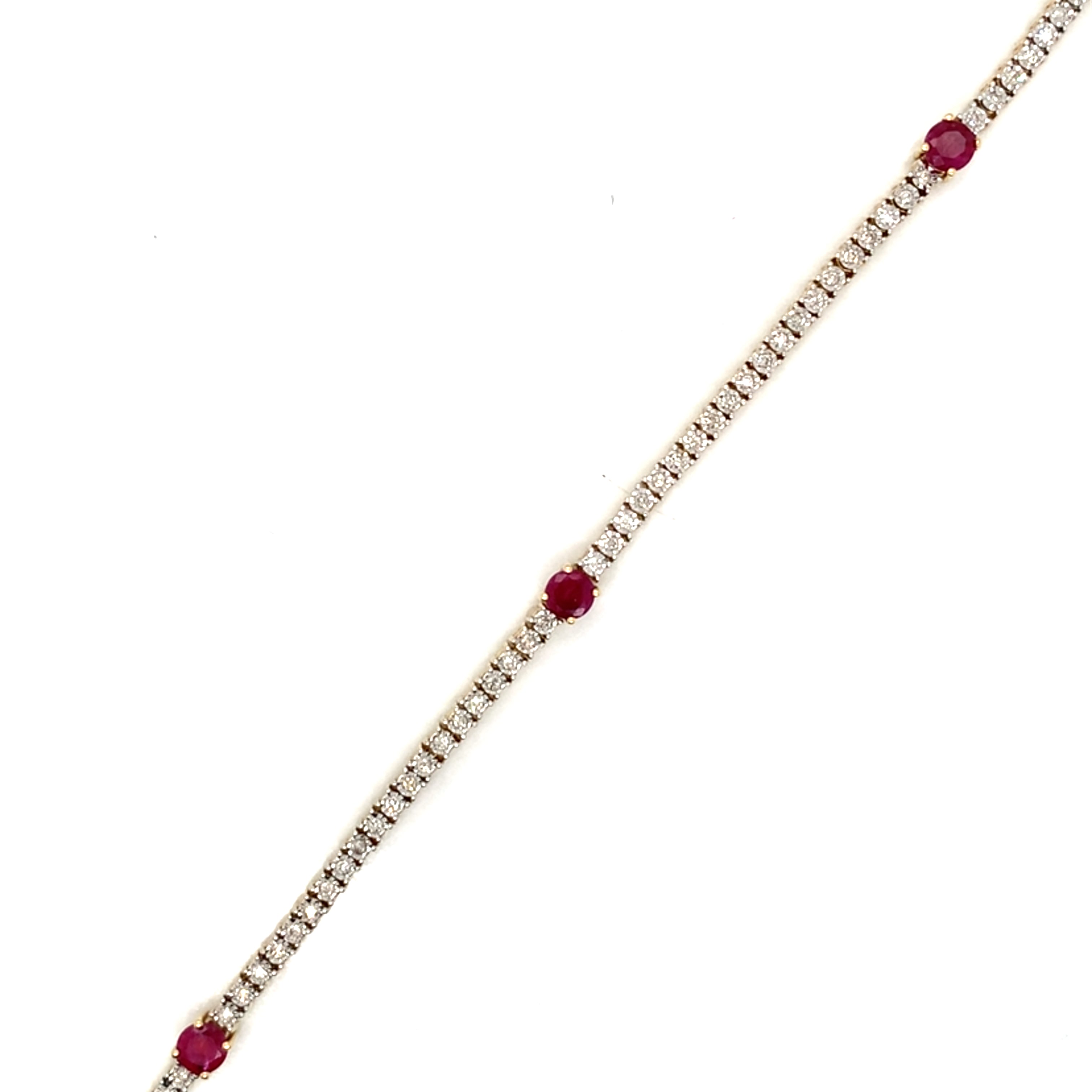 Ruby Station Diamond Tennis Bracelet