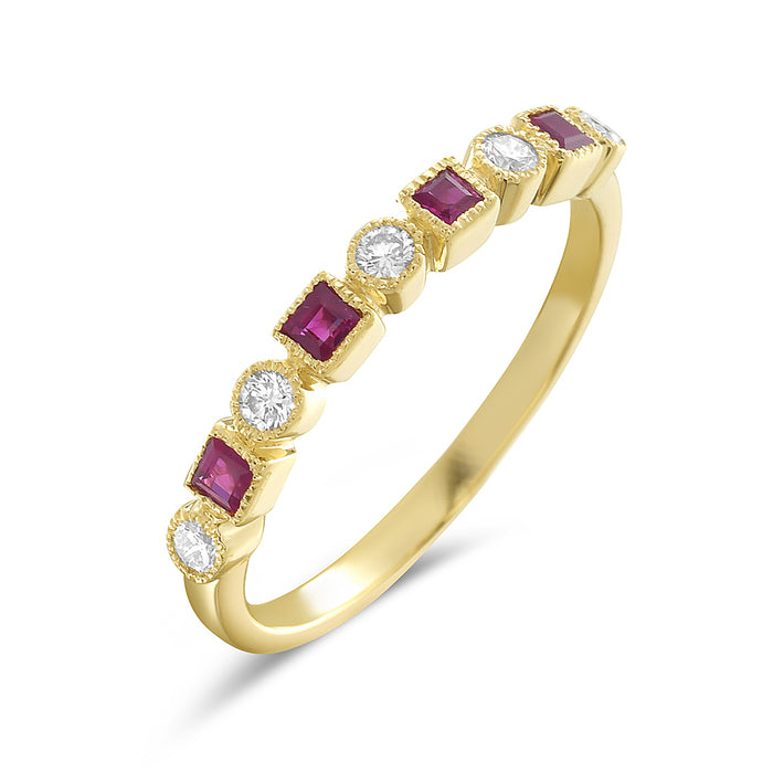 Ruby and Diamond Band