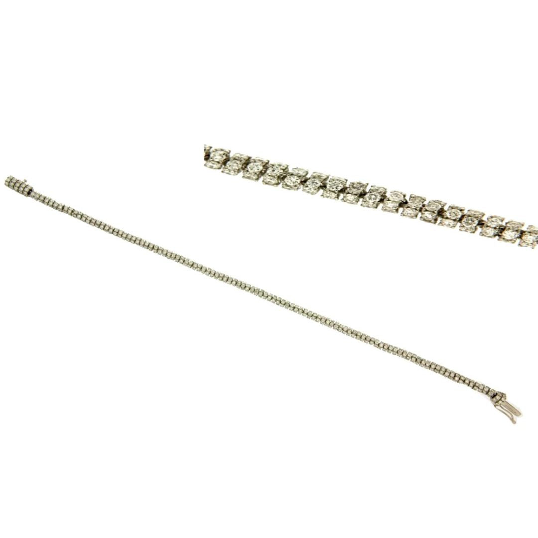 Spiral Diamond Bracelet