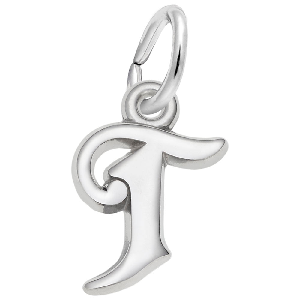 Rembrandt Charms Curly Initial Accent Charm