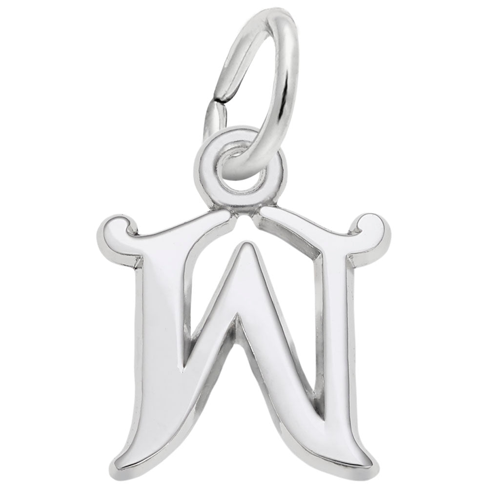 Rembrandt Charms Curly Initial Accent Charm