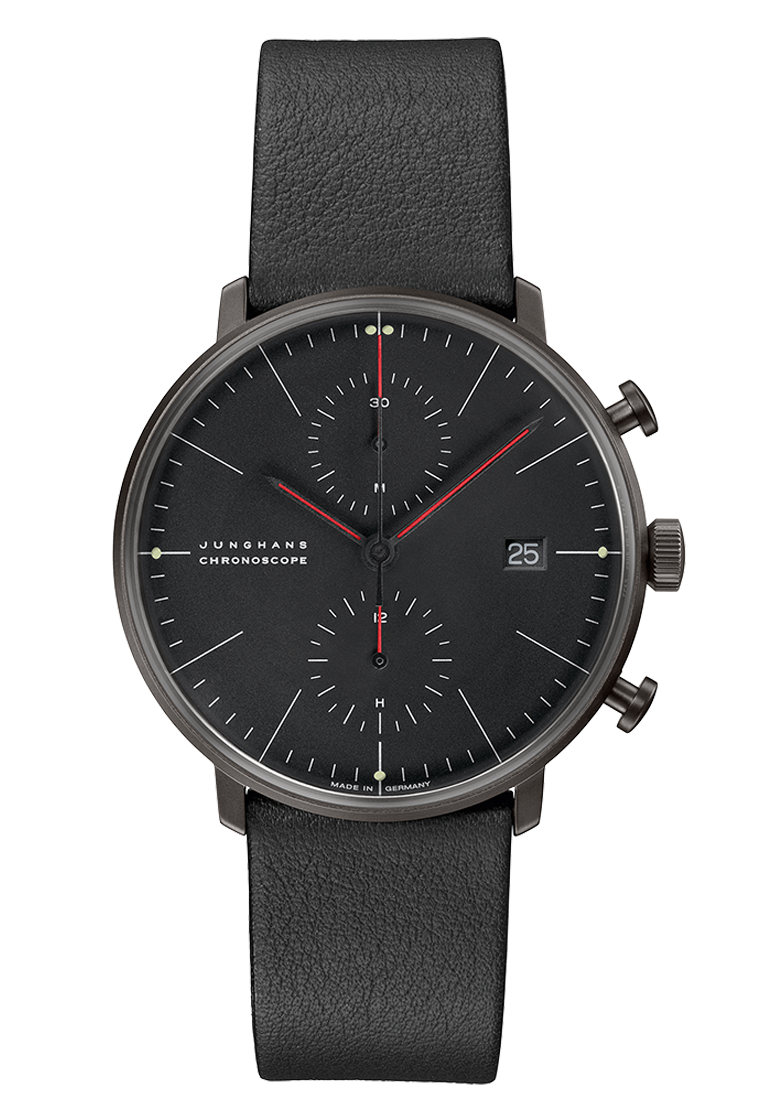 Junghans Men's 27/4409.02 Max Bill Chronoscope Bauhaus Watch