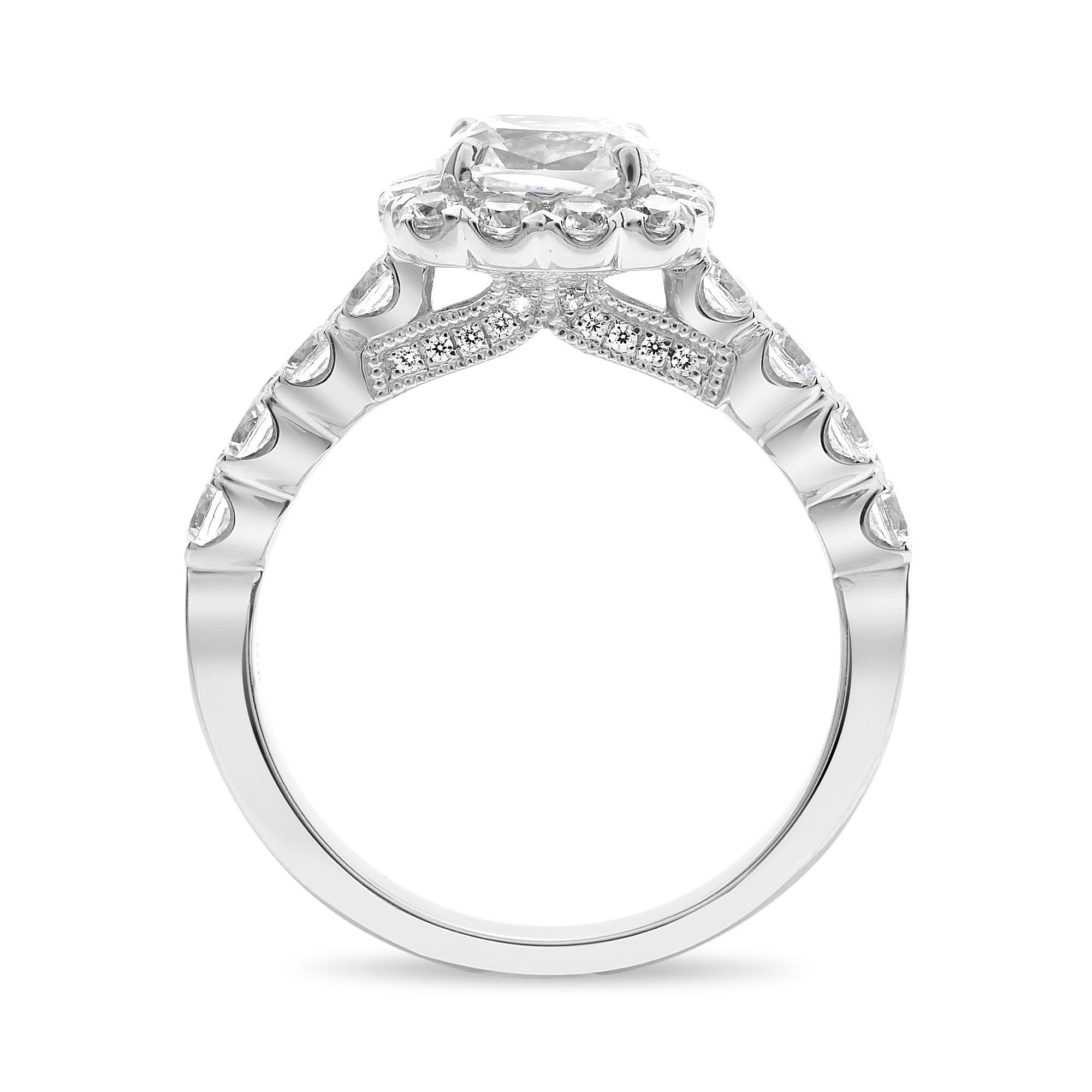 Halo Engagement Ring Setting