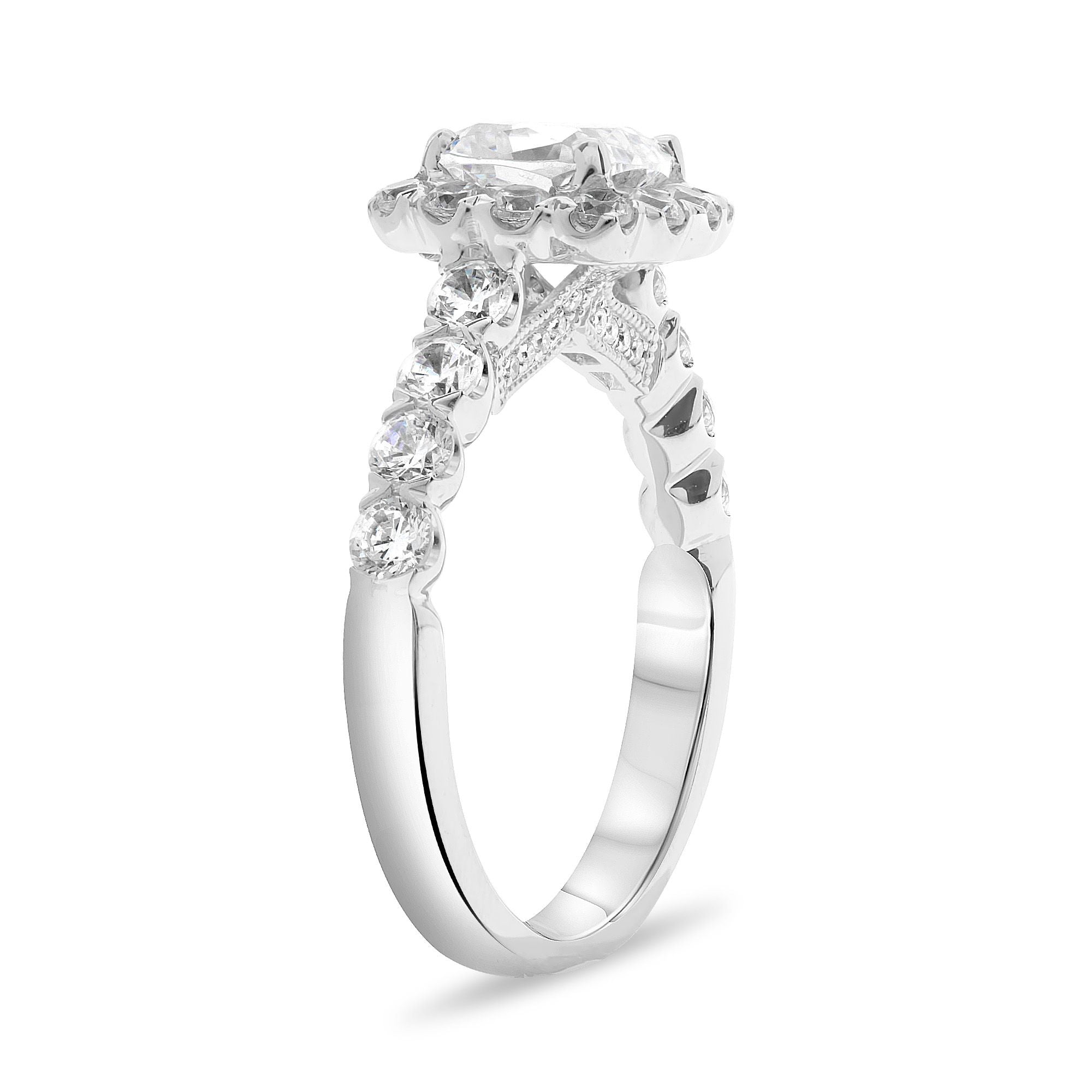 Halo Engagement Ring Setting