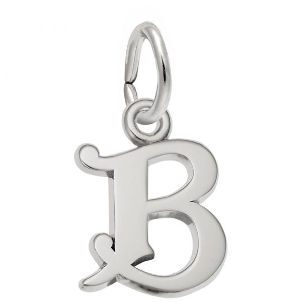 Rembrandt Charms Curly Initial Accent Charm