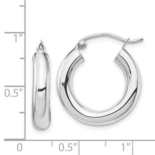 4MM Tube Hoop Earrings