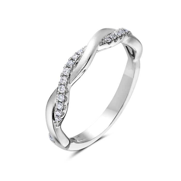 Diamond Braided Ring