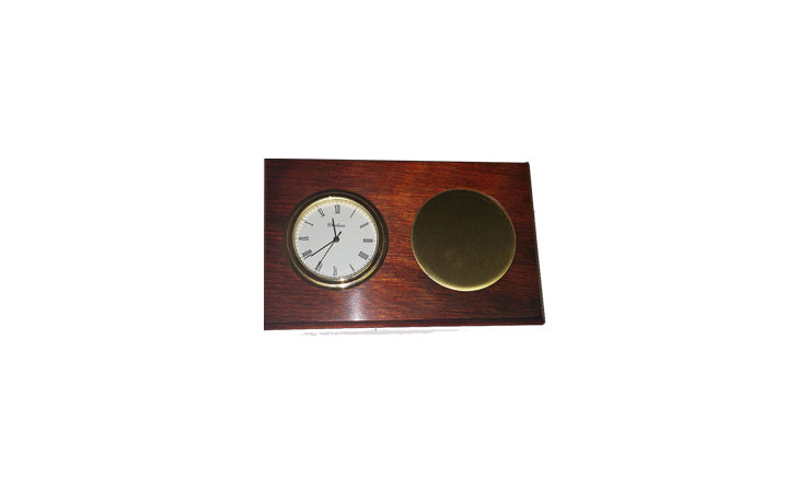 Chelsea Desk Mate Clock - Brass