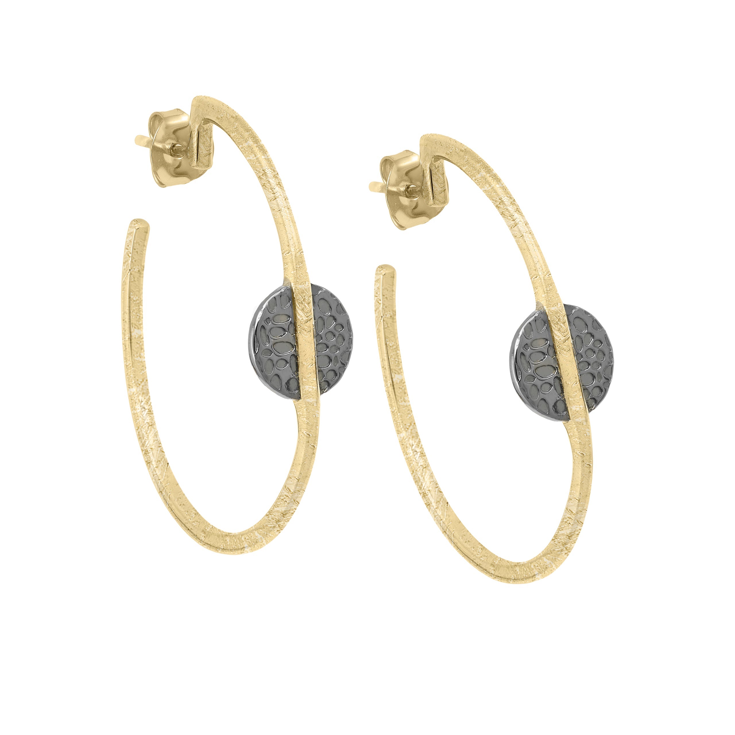 Jorge Revilla Kymbal Collection Hoop Earrings